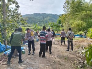 Polres Ponorogo Bangun Jembatan Merah Putih Presisi, Akses Warga Lebih Mudah